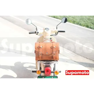 【Supamoto】DP12復古後座箱―小 (黑白格皮革行李箱/復古檔車改裝/機車置物箱)