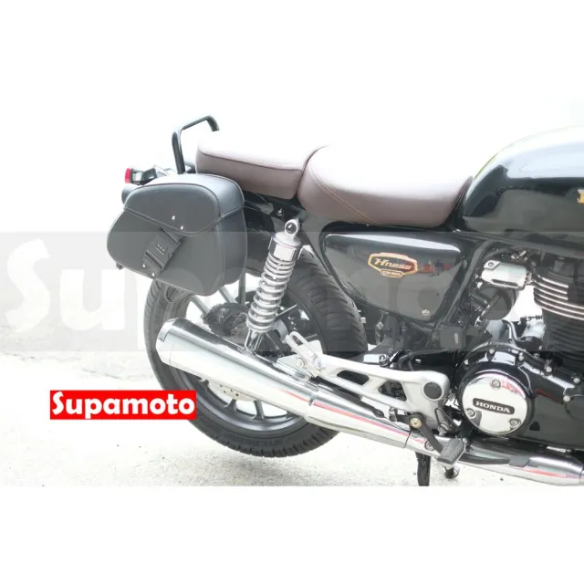【Supamoto】機車馬鞍包―小型密碼M (皮革馬鞍袋/復古檔車改裝/側包/側箱/加掛包包)