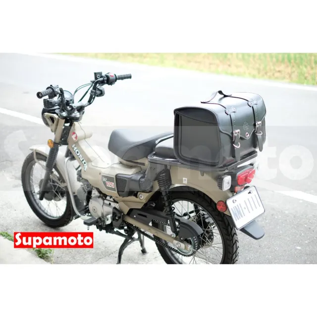 【Supamoto】DP11復古後座箱―大(皮革行李箱/復古檔車改裝/機車置物箱)