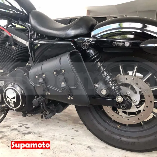 【Supamoto】機車馬鞍包―三角款F (皮革馬鞍袋/復古檔車改裝/飲料袋/側包/側箱/哈雷/加掛包包)