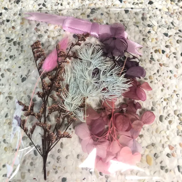 【A-ONE 匯旺】浮游花DIY材料包 天然乾燥花 粉紅 乾燥花 永生花 不凋花 DIY花材 搭配花材 短枝 碎花 H29