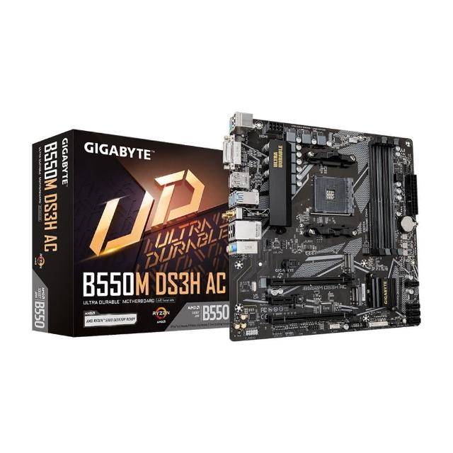 【GIGABYTE 技嘉】B550M DS3H AC AMD主機板