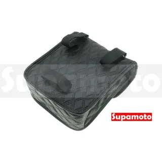 【Supamoto】MG61―菱格紋車頭包 (龍頭包/復古檔車改裝/馬鞍包/側箱/加掛包包)