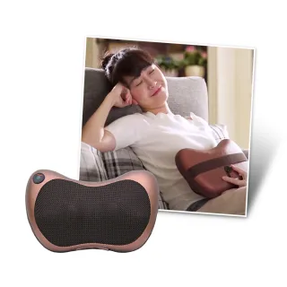 【MRF 健身大師】頂級溫感揉捏按摩枕