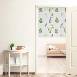 【巴芙洛】日式仿棉麻門簾寬90*高90cm(門簾/風水簾/遮光窗簾/拉簾/窗簾/隔簾)