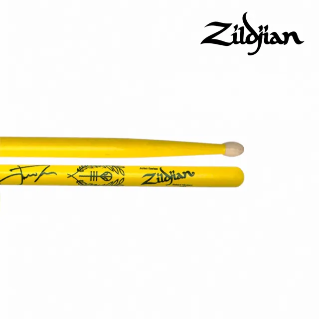 【Zildjian】ZASJD2 Josh Dun 簽名鼓棒 黃色(原廠公司貨 商品保固有保障)