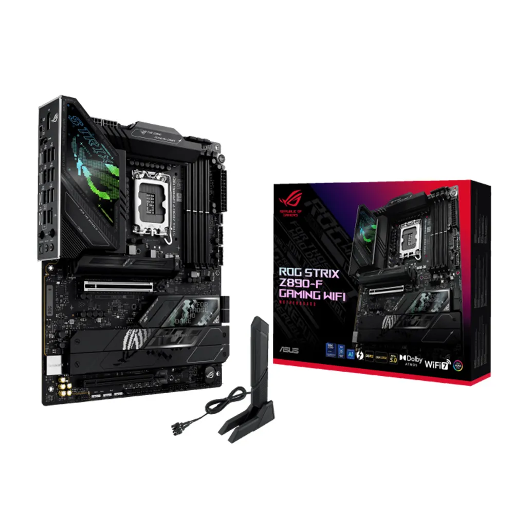 【ASUS 華碩】ROG STRIX Z890-F GAMING WIFI DDR5 主機板+Intel Core Ultra 7 265K 20核 20緒(M+C組合包)