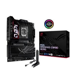 【ASUS 華碩】ROG MAXIMUS Z890 HERO DDR5 主機板+Intel Core Ultra 5 245K 14核 14緒(M+C組合)