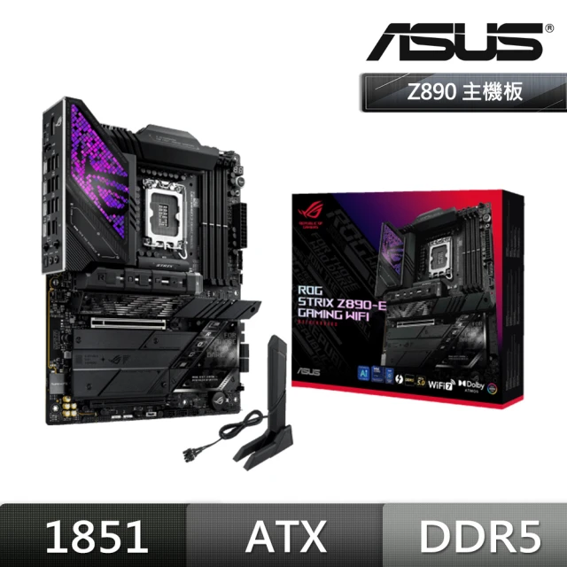 ASUS 華碩 ROG STRIX Z890-E GAMING WIFI DDR5 主機板+Intel Core Ultra 5 245K 14核 14緒(M+C組合包)