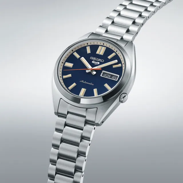 【SEIKO 精工】5 Sports SNXS系列懷舊經典機械錶/37.4mm 父親節 (4R36-15M0B SRPK87K1)