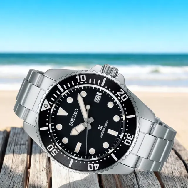 【SEIKO 精工】PROSPEX 太陽能錶 200米防水 潛水錶 手錶 男錶 年終送禮 禮物-41mm(V157-00A0D.SNE597P1)