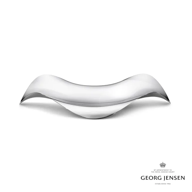 【Georg Jensen 喬治傑生】COBRA 托盤 橢圓形(鏡面拋光不銹鋼)