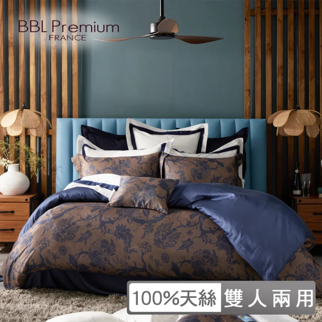 BBL Premium 100%天絲印花兩用被床包組-威靈頓古堡(雙人)