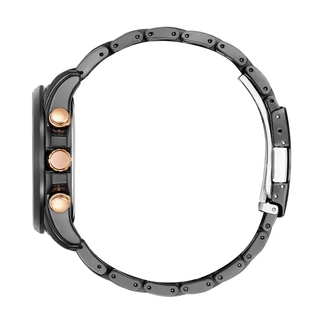 【CITIZEN 星辰】GENTS 超越無限電波光動能男錶-綠x黑/44.3mm(AT9128-87X)618 禮物