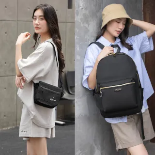 【WHOSE BAG】父親節禮物 大容量防潑水10格收納後背包 男女雙肩包 郵差包(防水包 男後背包 女後背包 女