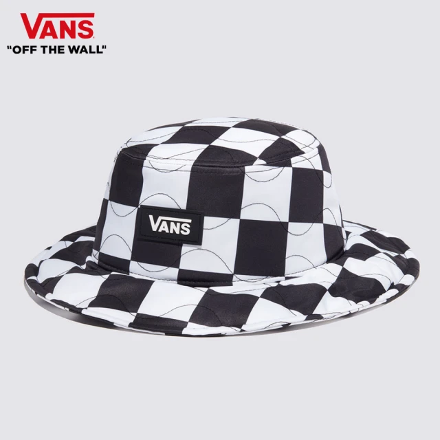 VANS Quilted Check 男女款黑白色棋盤格漁夫帽