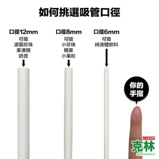 【CLEAN 克林】箱售『台灣製』營業用6mm平口環保紙吸管4000支/箱(內用 外帶 紙吸管 環保吸管 無塑 耐用)