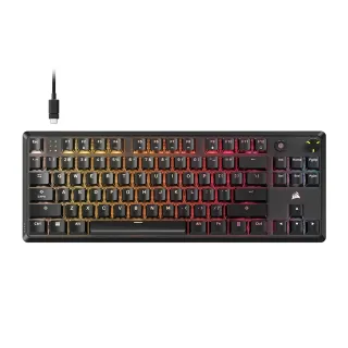 【CORSAIR 海盜船】K70 CORE 紅軸RGB TKL機械式鍵盤(英)