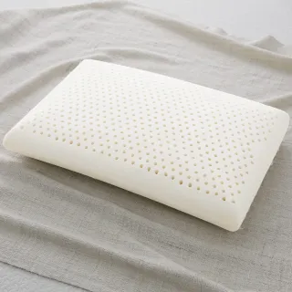 【ISHUR 伊舒爾】買1送1 天然乳膠枕 彈力支撐型-加大款(贈天絲枕套2入/泰國乳膠/枕頭)