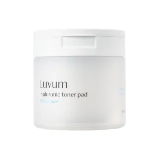 【Luvum】韓國 金縷梅透明質酸爽膚棉片60片 金縷梅 透明質酸 敏感肌適用 全天候保濕 官方直營(棉片)