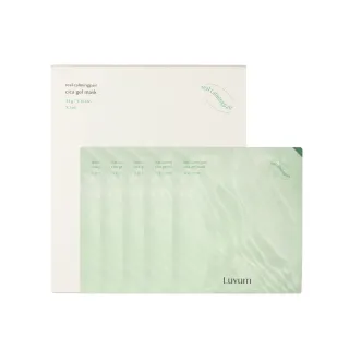 【Luvum】韓國 積雪草幼苗冰凝膠面膜5片 面膜 積雪草 透明質酸 全天候保濕 修復 官方直營(面膜 凝膠面膜)