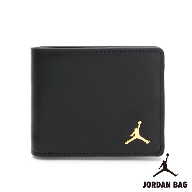 NIKE 耐吉 皮夾 JORDAN 牛皮錢包 黑 JD2443128AD-001(盒裝)