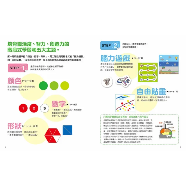 日本腦科學權威久保田競專為幼兒設計有效鍛鍊大腦遊戲系列套書4冊(數學+迷宮+益智+貼紙)附可重複使用貼紙