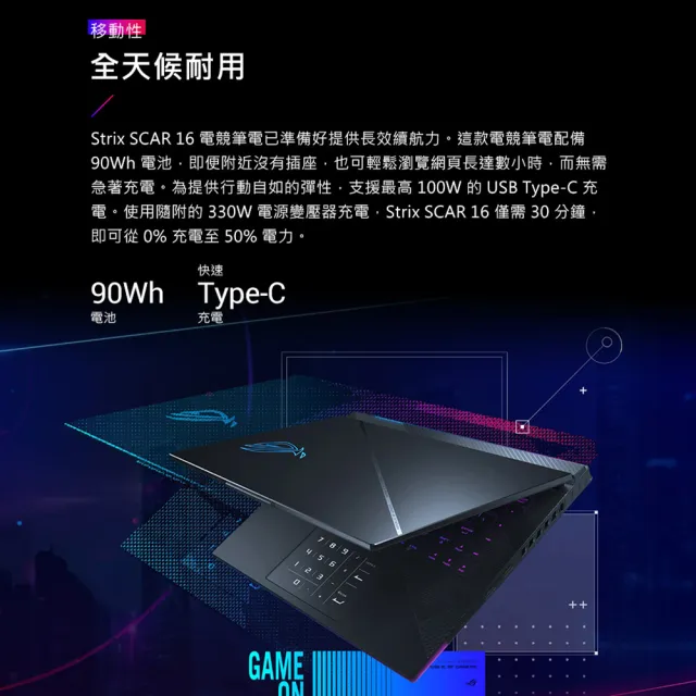 【ASUS 華碩】雙11限定★16吋i9 RTX4080電競筆電(G634JZR-0033A14900HX-NBLM/i9-14900HX/32G/1T)