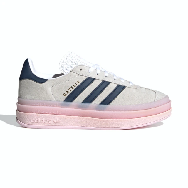 adidas 愛迪達 Gazelle Bold W 女鞋 灰粉色 麂皮 厚底 三條紋 復古 愛迪達 休閒鞋 IE6508