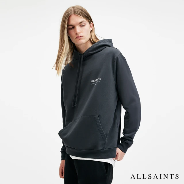 ALLSAINTS UNDERGROUND 連帽衛衣JACKSON BLUE M034NB(寬鬆版型)