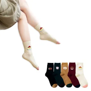 【哈囉喬伊】韓國襪子 絨毛食物表情中筒襪 女襪 A725(正韓直送 韓妞必備 棉襪 長襪 韓國少女襪)