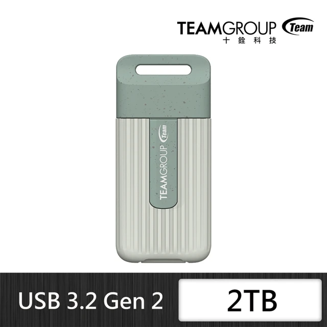 Team 十銓 PD20ECO 2TB 迷你外接式固態硬碟 Type-C(輕巧 Type-C 讀取1000MB/s)