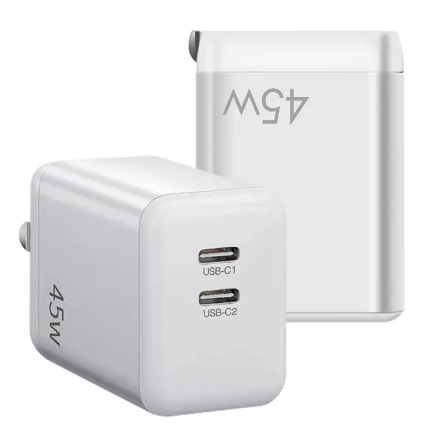 【CityBoss】45W 雙Type-C 氮化鎵PD快速充電器