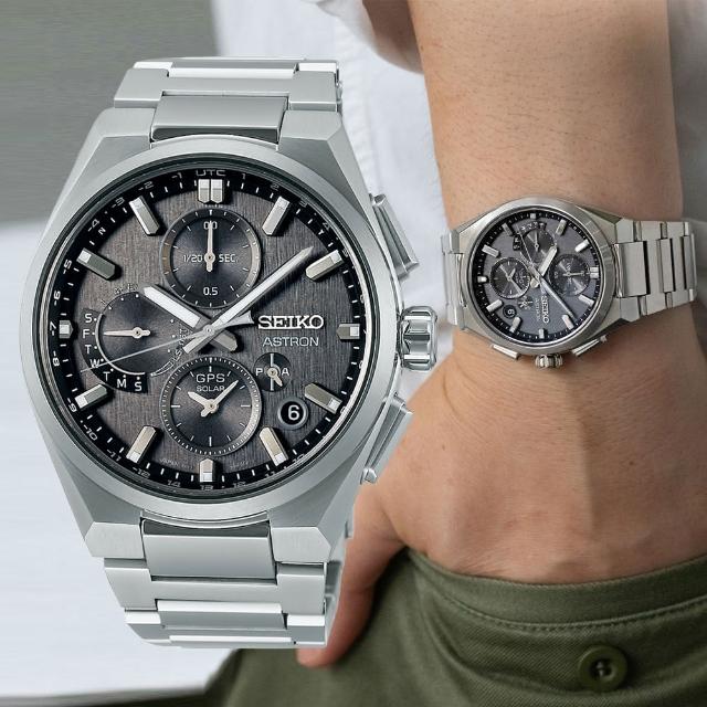 【SEIKO 精工】Astron系列 GPS 鈦金屬 太陽能計時腕錶 推薦 送禮 畢業禮物 (SSH163J1/5X83-0AE0D)