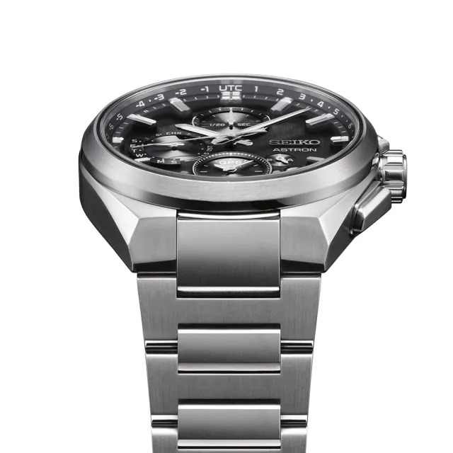 【SEIKO 精工】Astron系列 GPS 鈦金屬 太陽能計時腕錶 錶 手錶 送禮 (SSH163J1/5X83-0AE0D)