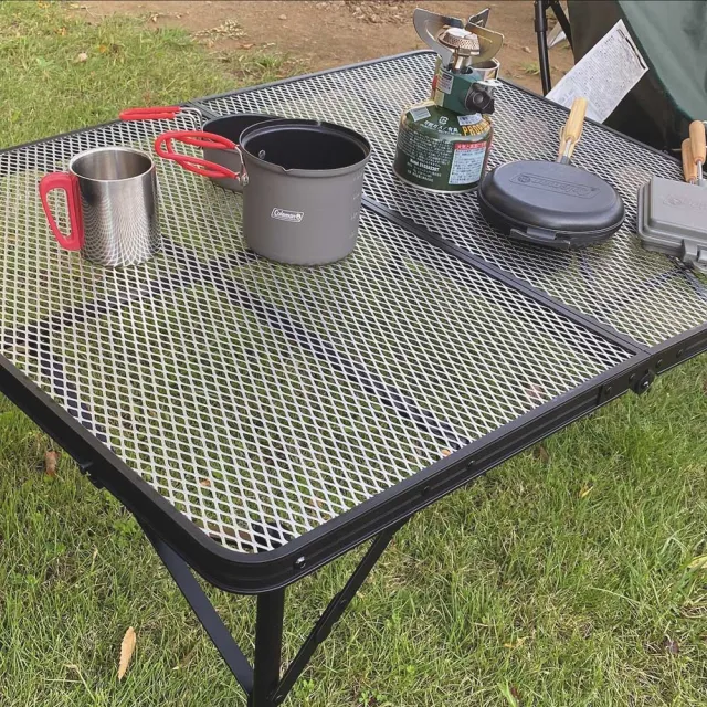 【Coleman】SPIDER不鏽鋼網桌90 / CM-96342(露營桌 不鏽鋼桌 折疊桌 摺疊桌 燒烤桌)