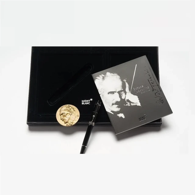 MONTBLANC 萬寶龍 音樂家系列 Arturo Toscanini 托斯卡尼 限量絕版鋼筆禮盒(黑色)