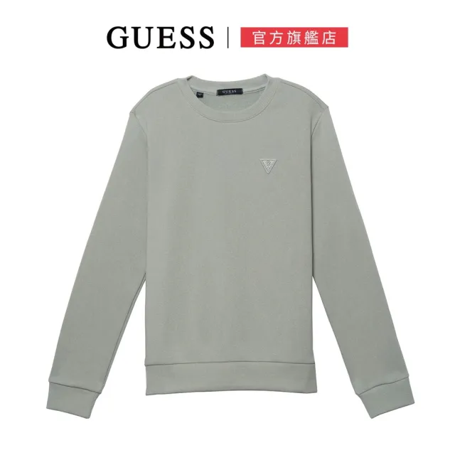 【GUESS】雙11 男女款-經典LOGO/刺繡 休閒大學T(多款選)