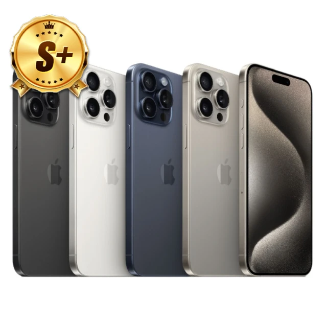 Apple S+級福利品 iPhone 15 Pro Max 6.7吋 1TB(電池98% 外觀無傷 原廠外盒)