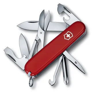 【VICTORINOX 瑞士維氏】超級修補匠15用 瑞士刀(紅)