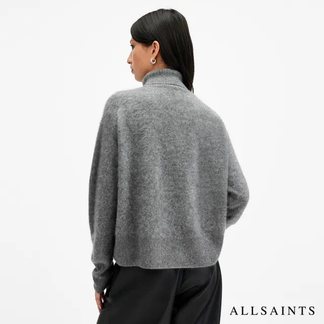 【ALLSAINTS】REBEL 喀什米爾羊毛上衣Grey Melange W038KB(常規版型)