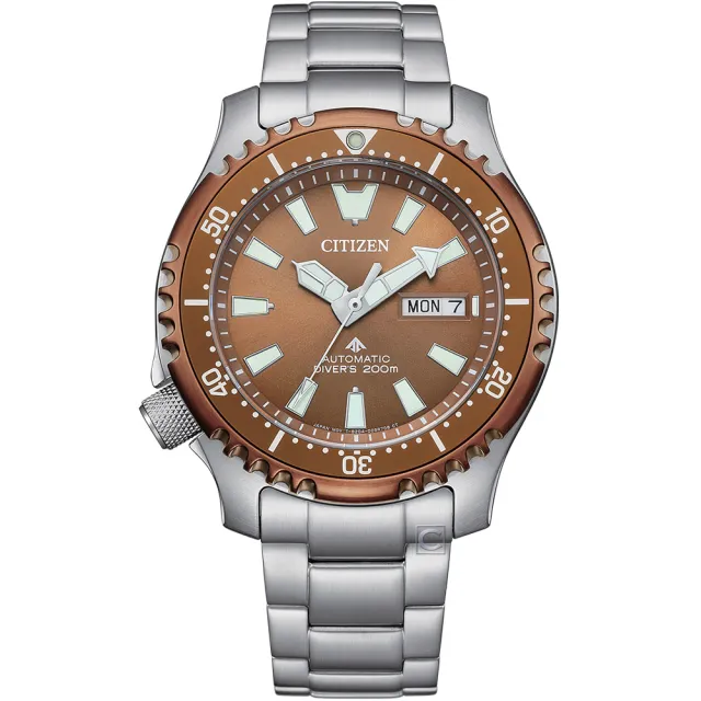 【CITIZEN 星辰】Promaster 鋼鐵河豚 限量 潛水錶 機械錶 男錶 手錶42mm 送禮首選 自用(NY0164-65X)