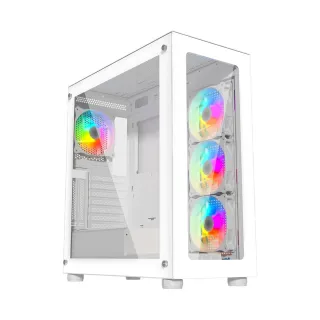 【技嘉平台】R7八核GeForce RTX 3050{黑蝕龍J18C}電競電腦(R7-7700/B650/32G D5/1TB/WIFI)