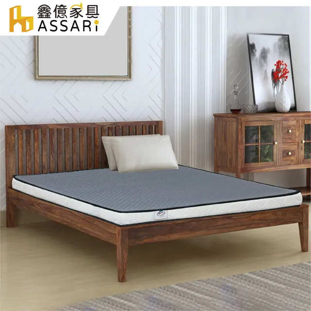 【ASSARI】雙人3M防潑水3D透氣雙面可睡12cm日式床墊5x6.2尺x12cm