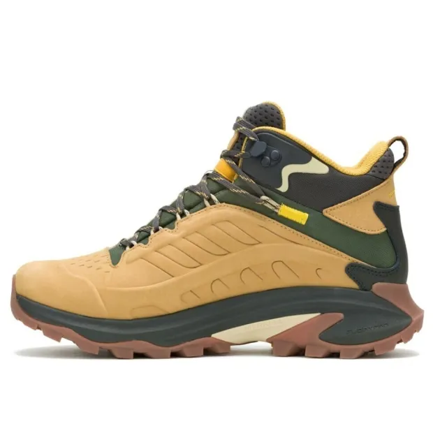 【MERRELL】Moab Speed 2 Ltr Mid Wp 男 登山鞋 中筒 防潑水 卡其(ML038425)