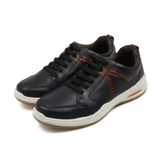 【PEGADA】巴西原廠抗震緩衝透氣綁帶休閒鞋 黑色(110506-BL)