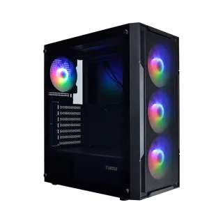 【技嘉平台】R7八核RTX 4070 SUPER{黑蝕龍L2AC}電競電腦(R7-7700/B650/16G D5/1TB/WIFI)