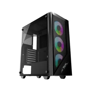 【華碩平台】R7八核GeForce RTX 4060{麒麟座K37C}電競電腦(R7-7700/A620/16G D5/1TB)