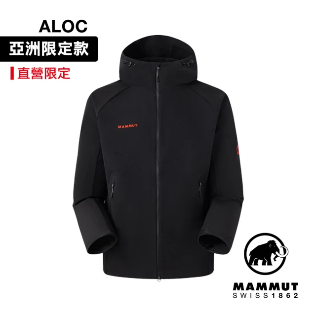 Mammut 長毛象 Macun 2.0 SO Hooded Jkt AF Classic 經典刺繡款-防潑水軟殼連帽外套 男款 #1011-02420