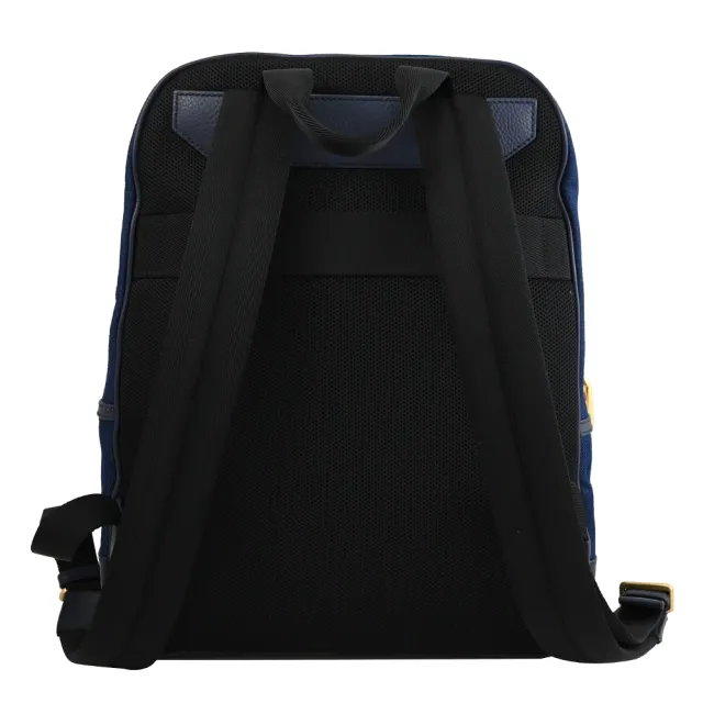 【BALLY】簡約燙印LOGO帆布大旅用包商務包後背包(全新福利品)
